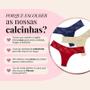 Imagem de Calcinha Feminina Kit De 3 Em Algodao Varias Cores Dia A Dia