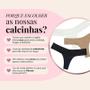 Imagem de Calcinha Feminina Kit De 3 Em Algodao Varias Cores Dia A Dia