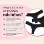 Imagem de Calcinha Feminina Kit De 3 Em Algodao Varias Cores Dia A Dia