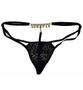 Imagem de Calcinha Fio Dental Strass Xerepix Frases Escrita Com Strass