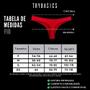 Imagem de Calcinha Fio Dental Try Basics Algodão Cotton Básica Lisa Moda Lingerie