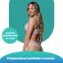 Imagem de Calcinha Microfibra Básica Lisa Selene Com Corte A Laser Modelo Sem Costura