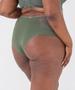 Imagem de Calcinha Plus Size cós alto, em microfibra, com renda nas laterais
