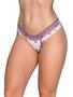 Imagem de Calcinha Renda Lingerie Microfibra Tanga Confortável