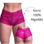 Imagem de Calcinha Renda Short Box Calesson Sexy Conforto 10 Peças