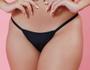 Imagem de Calcinha Sexy Preta com palavra 'T' em Strass