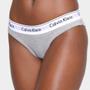 Imagem de Calcinha Tanga Calvin Klein Canelada Renda Feminina