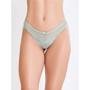 Imagem de Calcinha tanga fio sexy de renda tule transparente sensual