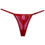 Imagem de Calcinha Tinindo Fio Dental com Transparência e Tiras - LINGERIE SENSUALLE