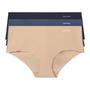 Imagem de Calcinhas Calvin Klein Invisibles Seamless Hipster - Pacote com 3