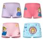 Imagem de Calcinhas De Algodão Com Desenho De Unicórnio Para Meninas, Pacote Com 4, Respirável, Cueca Boxer