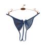 Imagem de Calcinhas Femininas Sensuais De Renda Transparente Com Abertura Na Virilha E Laço, Modelo Fio