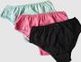 Imagem de Calcinhas Senhora Feminina Kit 5 Tanga Calçola Algodão Cotton Reforçada Plus Size