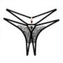 Imagem de Calcinhas Sexy De Renda Para Mulheres, G String, T-back, Sem Costura, Lingerie Preta E Vermelha