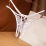 Imagem de Calcinhas Sexy De Renda Para Mulheres, G String, T-back, Sem Costura, Lingerie Preta E Vermelha