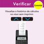 Imagem de Calculadora Com Bobina Casio Hr-8rc-bk Bivolt Original