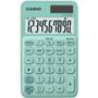 Imagem de Calculadora de Mesa 10 Dígitos Verde SOLAR/BATERIA