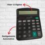 Imagem de Calculadora De Mesa 12 Digitos Display Comercio Escritório