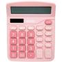 Imagem de Calculadora de Mesa 12 Dígitos Rosa Neo Solar Letron