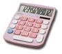 Imagem de Calculadora De Mesa 12 Dígitos Solar Bateria Lcd Elgin - Rosa - MV4130 