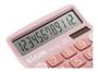 Imagem de Calculadora De Mesa 12 Dígitos Solar Bateria Lcd Elgin - Rosa - MV4130 