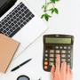 Imagem de Calculadora De Mesa Comercial Escritório Display 12 Dígitos