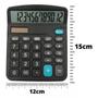 Imagem de Calculadora De Mesa Escritório 12 Dígitos Comercial Display