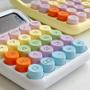 Imagem de Calculadora de Teclado Mecânico 12 Dígitos - Design Fofo e Cores Doces