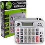 Imagem de Calculadora eletronica 8 digitos com porta caneta + som a pilha 15x13cm - HM COMERCIO