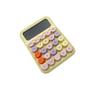 Imagem de Calculadora Estilo Retrô 12 Dígitos com Teclas Coloridas