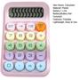 Imagem de Calculadora Estilo Retrô 12 Dígitos com Teclas Coloridas
