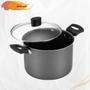 Imagem de Caldeirao enjoy c/ tp vidro antiaderente cor cinza 4,2 lts