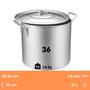Imagem de Caldeirao Standard Nr 36 31L - Real 9736