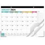 Imagem de Calendário de mesa Libroter 2024 de janeiro a dezembro Morandi