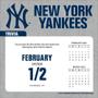 Imagem de Calendário de Mesa MLB New York Yankees 2025 - Licenciado pela Turner