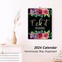 Imagem de Calendário de parede PAOEIOV 2024 para mulheres, planejador mensal engraçado