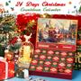 Imagem de Calendário do Advento com Puzzle Homlouue 2024 - 108 Peças para Crianças