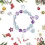Imagem de Calendário do Advento manaror 2022 Calendário de contagem regressiva de Natal infantil com joias de moda 24pcs, encantos, anel, acessórios de cabelo para meninas