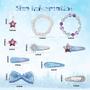 Imagem de Calendário do Advento manaror 2022 Calendário de contagem regressiva de Natal infantil com joias de moda 24pcs, encantos, anel, acessórios de cabelo para meninas