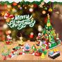 Imagem de Calendário do Advento MLDKA 2024 com 24 Caixas - Conjunto de Construção de Natal