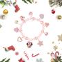 Imagem de Calendário do Advento Myouth 2024 para Meninas - com Pulseira e Colar DIY