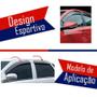 Imagem de Calha de Chuva Esportiva Chevrolet Cruze Hatch 2011 12 13 14 15 16 Fumê