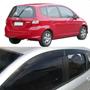 Imagem de Calha de chuva fumê TG Poli Honda Fit 2003-2008 4 portas