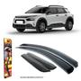 Imagem de Calha de Chuva Inteiriça Slim Citroen C4 Cactus 2018 2019 2020 2021 2022 2023 Para 4 Portas TG Poli 26004
