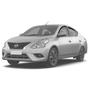 Imagem de Calha de Chuva Nissan Versa 2011 a 2020 V-Drive 2020 2021 Acrílico Fumê Tgpoli