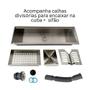 Imagem de Calha Inox Stillus Home Gourmet Luxo 60cm Escovada