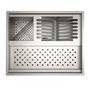 Imagem de Calha Quadrada Varanda Gourmet   48 cm Escorredor Inox P/Talheres