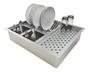 Imagem de Calha  Varanda Gourmet   Cozinha Escorredor Inox P/Talheres