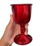 Imagem de Cálice Para Ritual Alumínio Pintado de Vermelho 14cm 200 ml