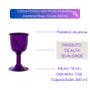 Imagem de Cálice Pomba Gira Maria Mulambo Alumínio Roxo 14 cm 200 ml